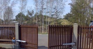 Купить распашные ворота из штакетника Уссурийск, цена от 2747 руб.
