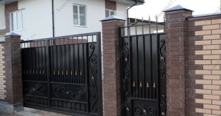 Купить распашные ворота кованные Уссурийск, цена от 4821 руб.